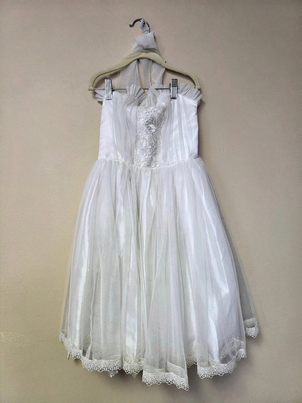 Dollcake First Dance Frock Formal Lace Tulle Dress in White Size 10